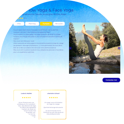 Lebonyoga - Site web yoga 